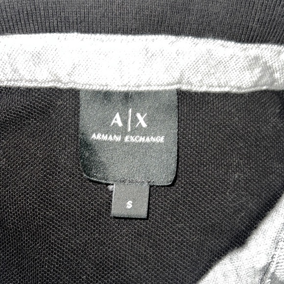 Armani exchange shirt grey black white tones - Picture 3 of 3